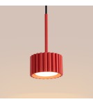 Sollux Lampa wisząca AURA 1 czerwona Gx53 SL.2689 Sollux Lampa wisząca AURA 1 czerwona Gx53 SL.2689