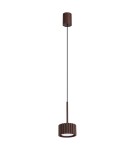 Sollux Lampa wisząca AURA 1 brązowa Gx53 SL.2690