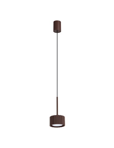 Sollux Lampa wisząca AURA 1 brązowa Gx53 SL.2690