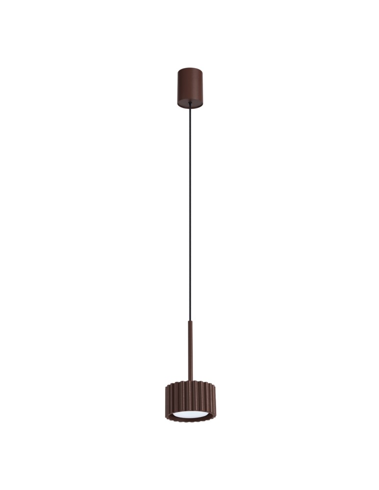 Sollux Lampa wisząca AURA 1 brązowa Gx53 SL.2690