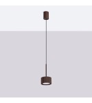 Sollux Lampa wisząca AURA 1 brązowa Gx53 SL.2690