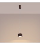 Sollux Lampa wisząca AURA 1 brązowa Gx53 SL.2690