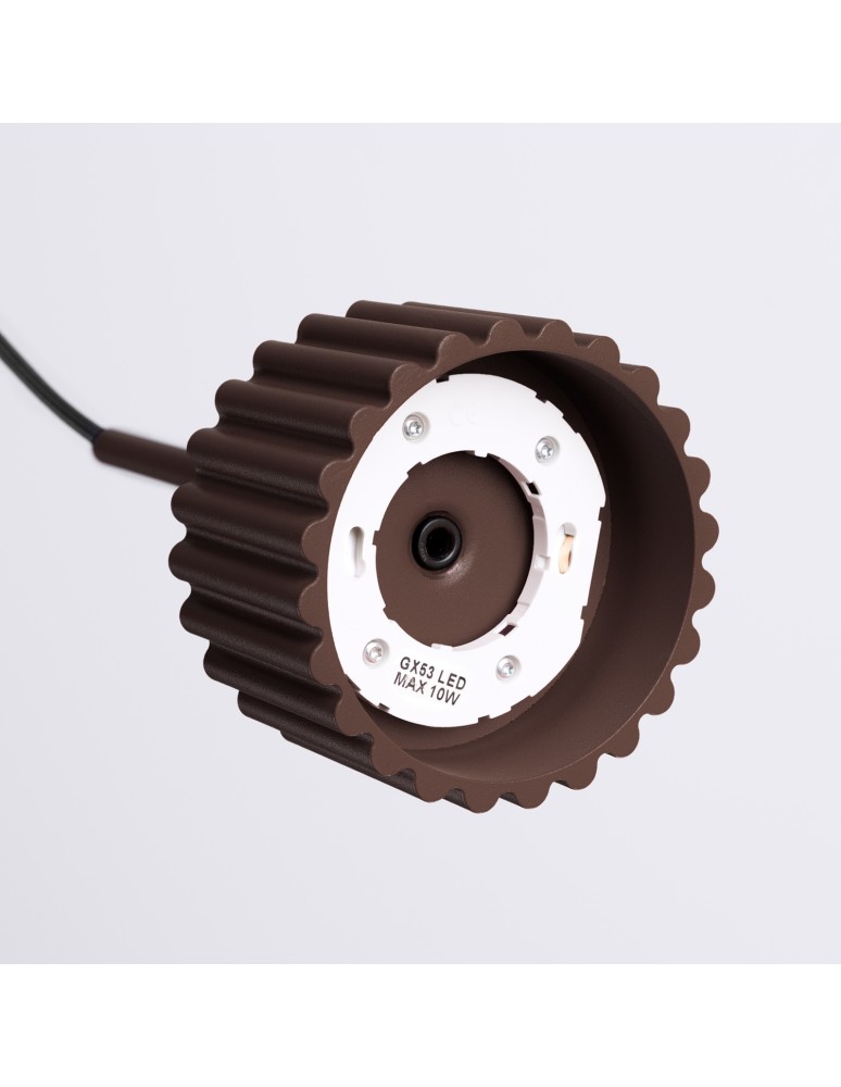 Sollux Lampa wisząca AURA 1 brązowa Gx53 SL.2690
