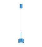 Sollux Lampa wisząca AURA 1 błękitna Gx53 SL.2691