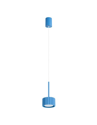 Sollux Lampa wisząca AURA 1 błękitna Gx53 SL.2691