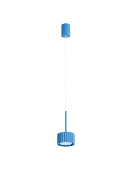 Sollux Lampa wisząca AURA 1 błękitna Gx53 SL.2691