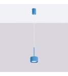 Sollux Lampa wisząca AURA 1 błękitna Gx53 SL.2691