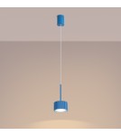 Sollux Lampa wisząca AURA 1 błękitna Gx53 SL.2691