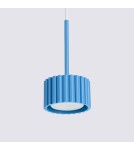 Sollux Lampa wisząca AURA 1 błękitna Gx53 SL.2691