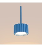 Sollux Lampa wisząca AURA 1 błękitna Gx53 SL.2691
