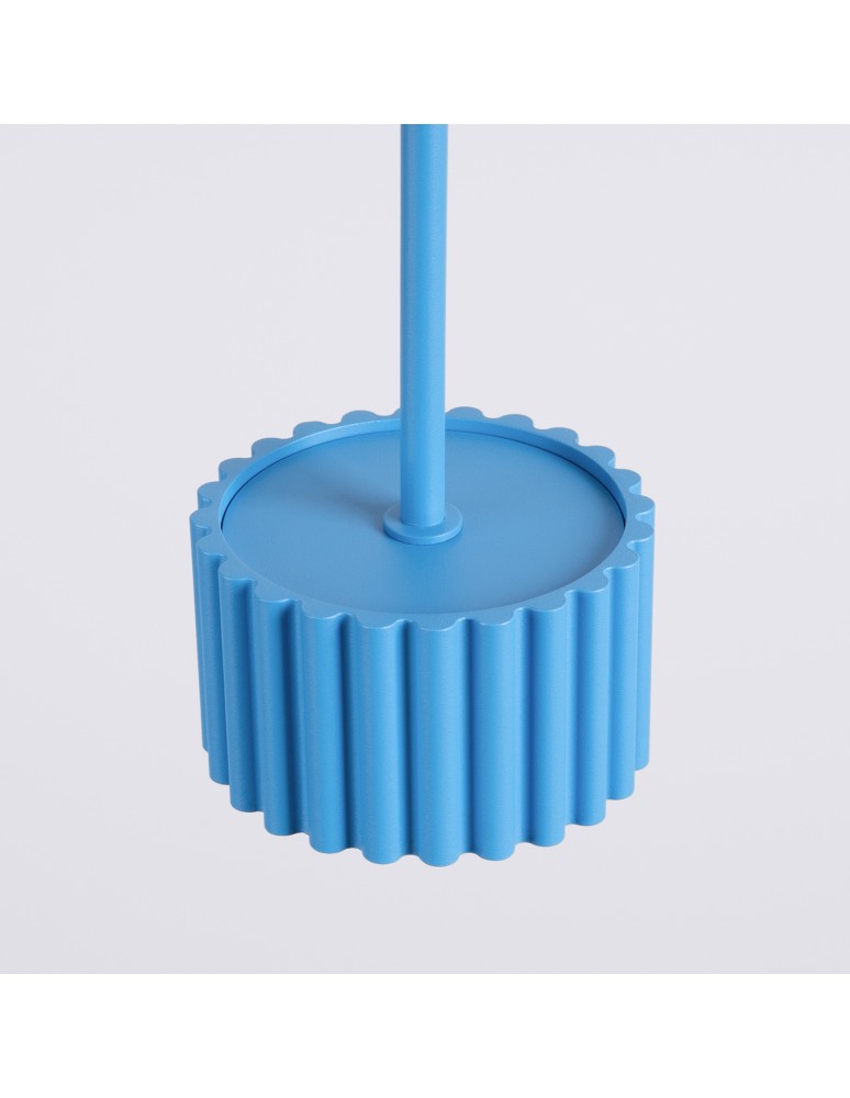 Sollux Lampa wisząca AURA 1 błękitna Gx53 SL.2691