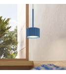 Sollux Lampa wisząca AURA 1 błękitna Gx53 SL.2691