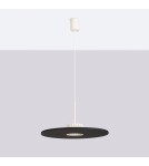 Sollux Lampa wisząca OVO 1 beżowa/czarna filc Gx53 SL.2692