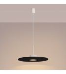Sollux Lampa wisząca OVO 1 beżowa/czarna filc Gx53 SL.2692