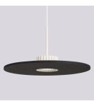 Sollux Lampa wisząca OVO 1 beżowa/czarna filc Gx53 SL.2692