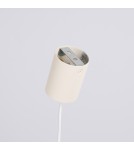 Sollux Lampa wisząca OVO 1 beżowa/czarna filc Gx53 SL.2692