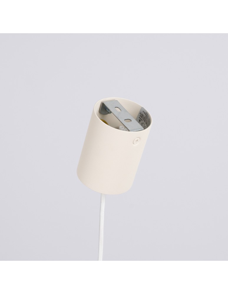 Sollux Lampa wisząca OVO 1 beżowa/czarna filc Gx53 SL.2692