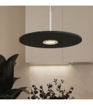 Sollux Lampa wisząca OVO 1 beżowa/czarna filc Gx53 SL.2692