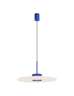 Sollux Lampa wisząca OVO 1 ultramaryna/beżowa filc Gx53 SL.2693