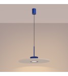 Sollux Lampa wisząca OVO 1 ultramaryna/beżowa filc Gx53 SL.2693 Sollux Lampa wisząca OVO 1 ultramaryna/beżowa filc Gx53 SL.2693