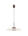 View Sollux Lampa wisząca OVO 1 brązowa/beżowa filc Gx53 SL.2694