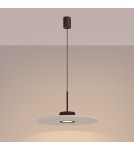 Sollux Lampa wisząca OVO 1 brązowa/beżowa filc Gx53 SL.2694 Sollux Lampa wisząca OVO 1 brązowa/beżowa filc Gx53 SL.2694