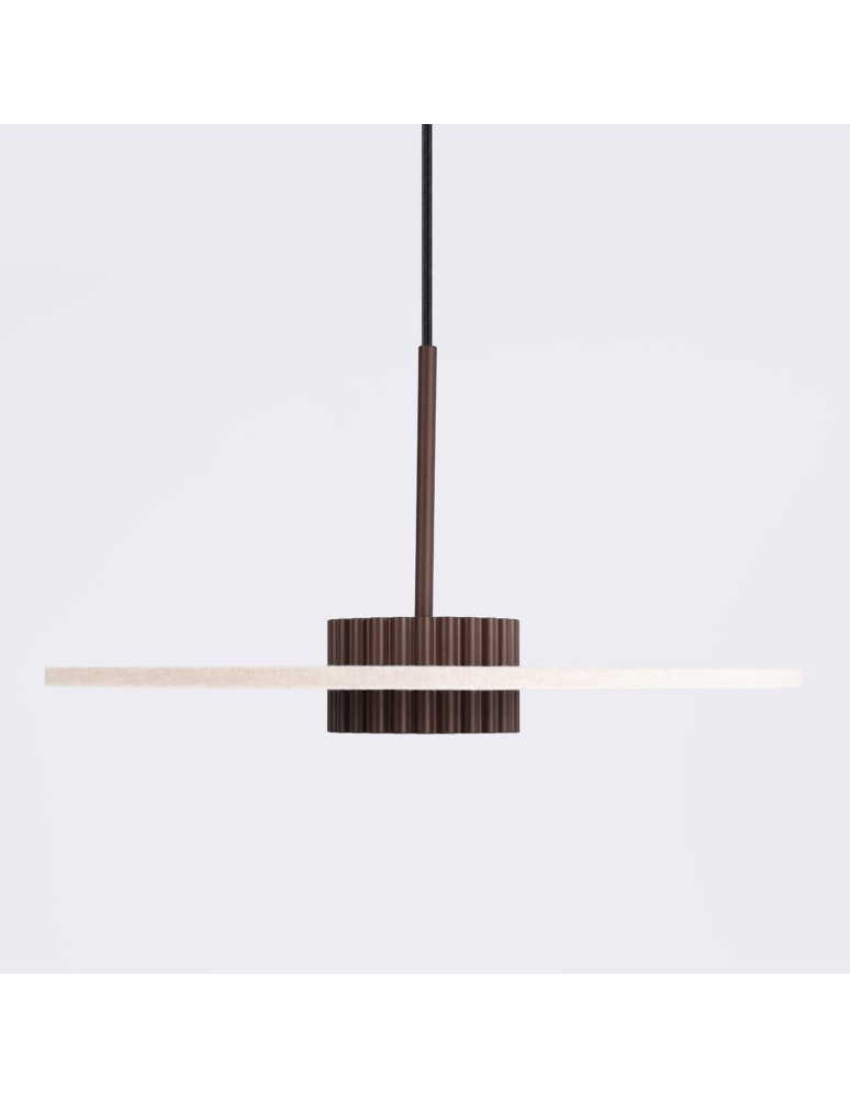 Sollux Lampa wisząca OVO 1 brązowa/beżowa filc Gx53 SL.2694 Sollux Lampa wisząca OVO 1 brązowa/beżowa filc Gx53 SL.2694