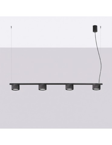 Sollux Żyrandol AURA 4 czarna Gx53 SL.2696 - product 2
