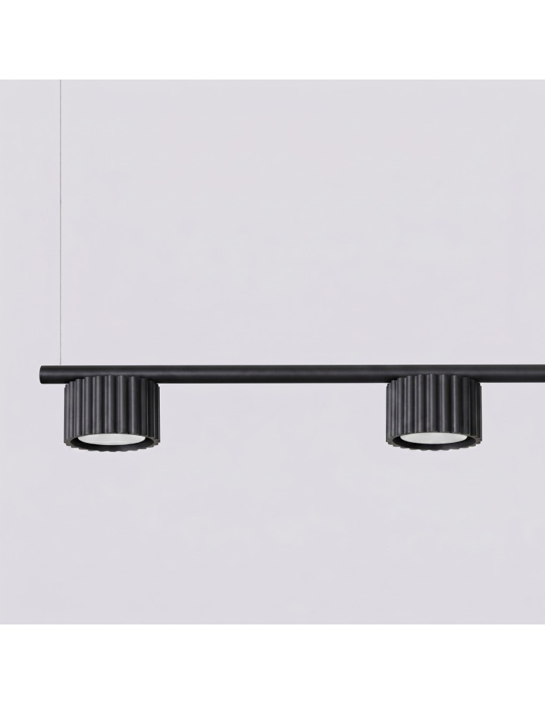Sollux Żyrandol AURA 4 czarna Gx53 SL.2696