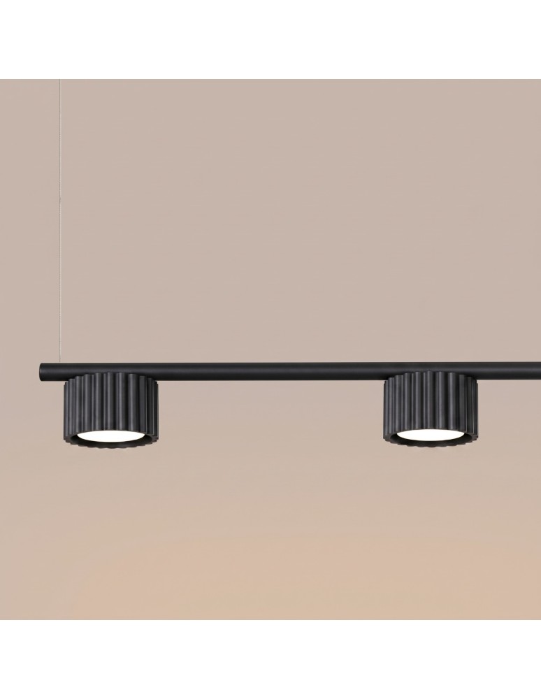 Sollux Żyrandol AURA 4 czarna Gx53 SL.2696
