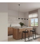 Sollux Żyrandol AURA 4 czarna Gx53 SL.2696