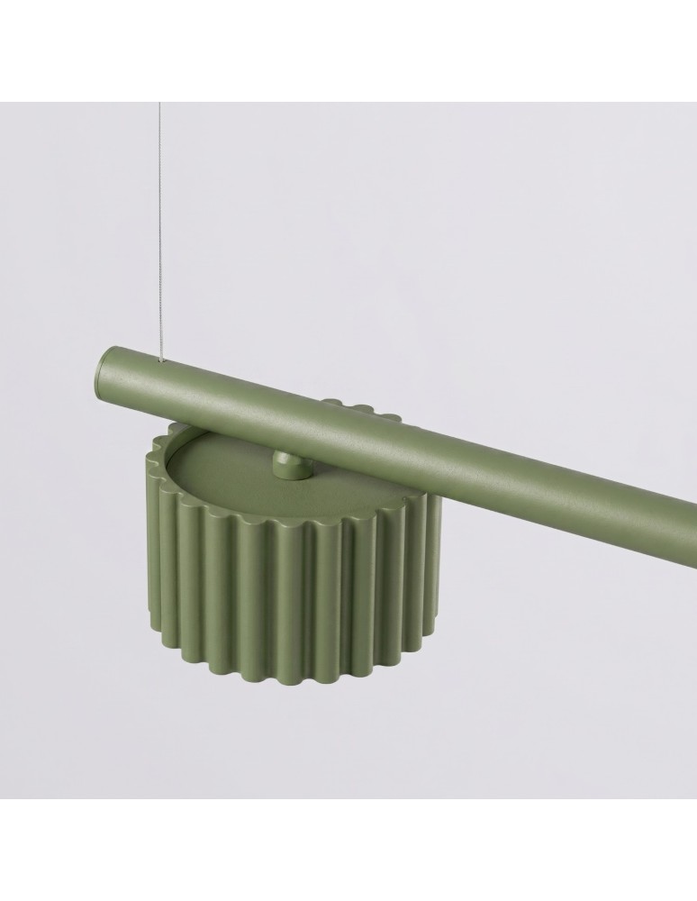 Sollux Żyrandol AURA 4 zielona oliwka Gx53 SL.2698