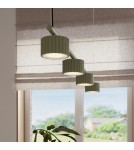Sollux Żyrandol AURA 4 zielona oliwka Gx53 SL.2698