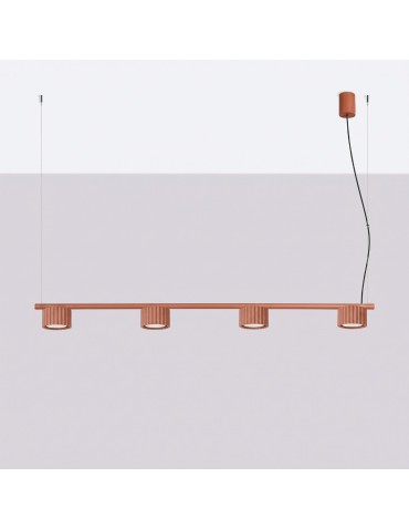 Sollux Żyrandol AURA 4 ochra czerwona Gx53 SL.2699 - product 2