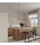 Sollux Żyrandol AURA 4 ochra czerwona Gx53 SL.2699
