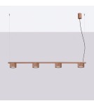 Sollux Żyrandol AURA 4 mocca Gx53 SL.2700