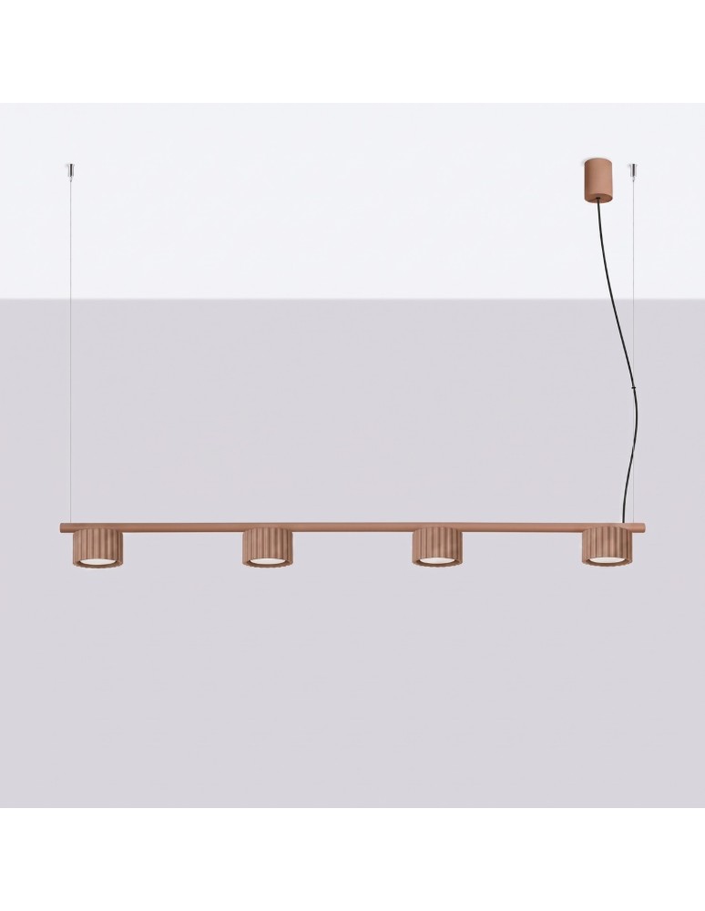 Sollux Żyrandol AURA 4 mocca Gx53 SL.2700