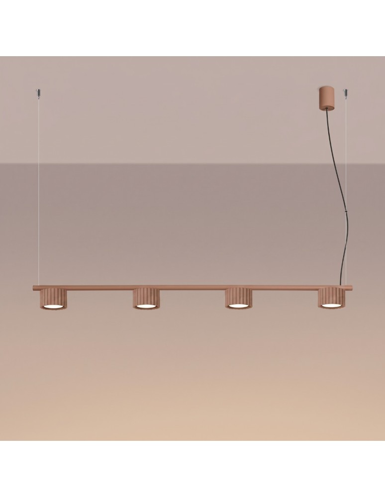 Sollux Żyrandol AURA 4 mocca Gx53 SL.2700