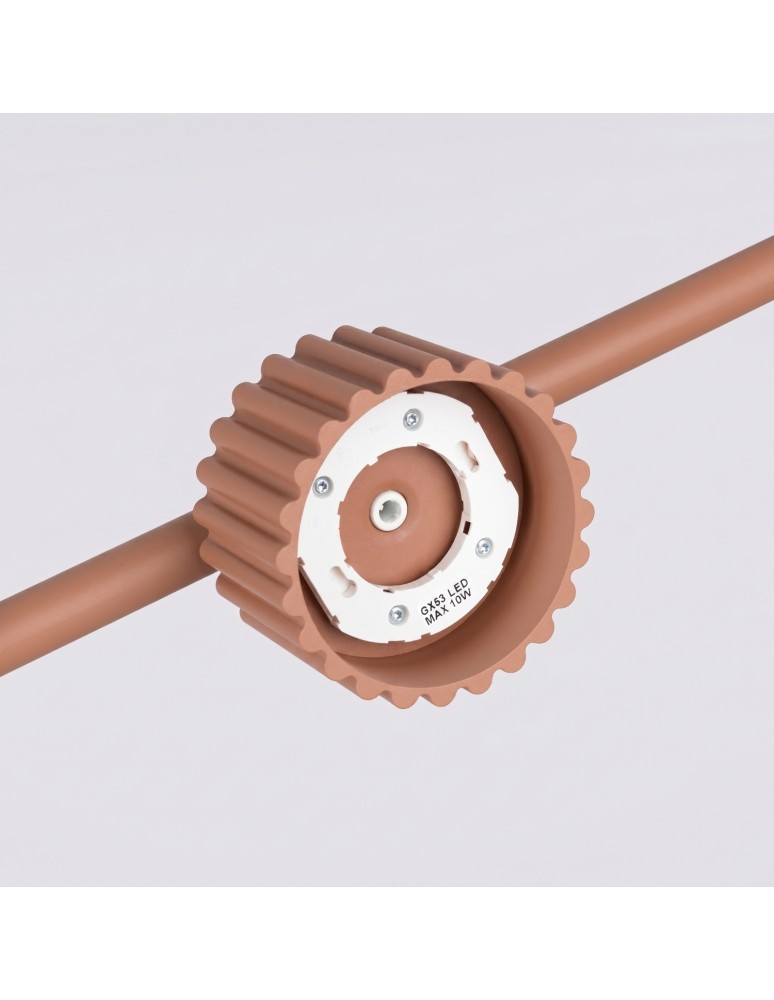 Sollux Żyrandol AURA 4 mocca Gx53 SL.2700