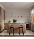 Sollux Żyrandol AURA 4 mocca Gx53 SL.2700