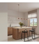 Sollux Żyrandol AURA 4 mocca Gx53 SL.2700