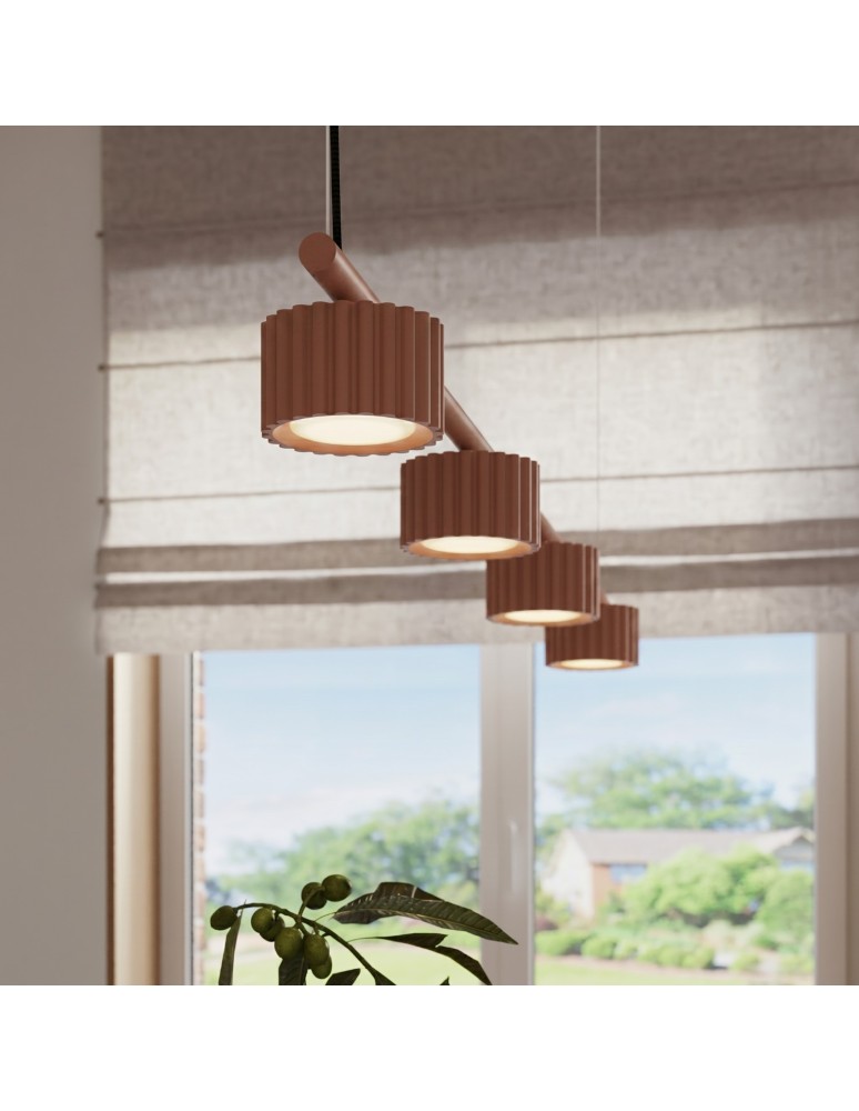 Sollux Żyrandol AURA 4 mocca Gx53 SL.2700