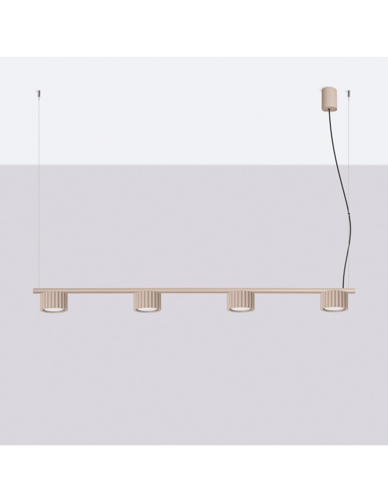 Sollux Żyrandol AURA 4 taupe Gx53 SL.2702