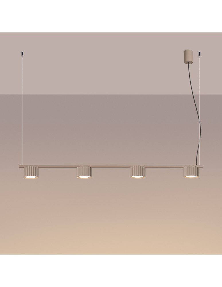 Sollux Żyrandol AURA 4 taupe Gx53 SL.2702