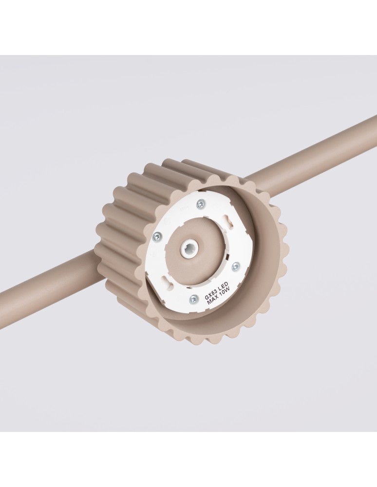 Sollux Żyrandol AURA 4 taupe Gx53 SL.2702