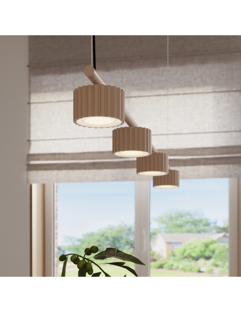 Sollux Żyrandol AURA 4 taupe Gx53 SL.2702