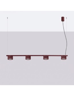 Sollux Żyrandol AURA 4 burgund Gx53 SL.2703 - product 2