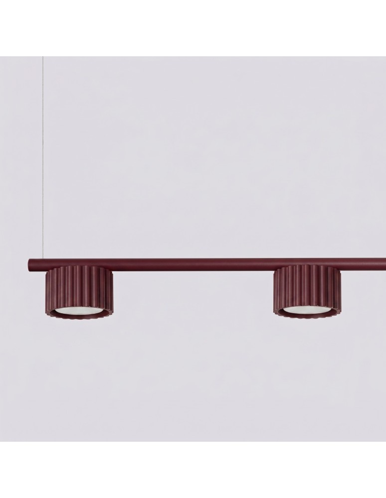 Sollux Żyrandol AURA 4 burgund Gx53 SL.2703