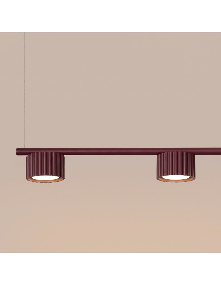 Sollux Żyrandol AURA 4 burgund Gx53 SL.2703