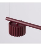 Sollux Żyrandol AURA 4 burgund Gx53 SL.2703